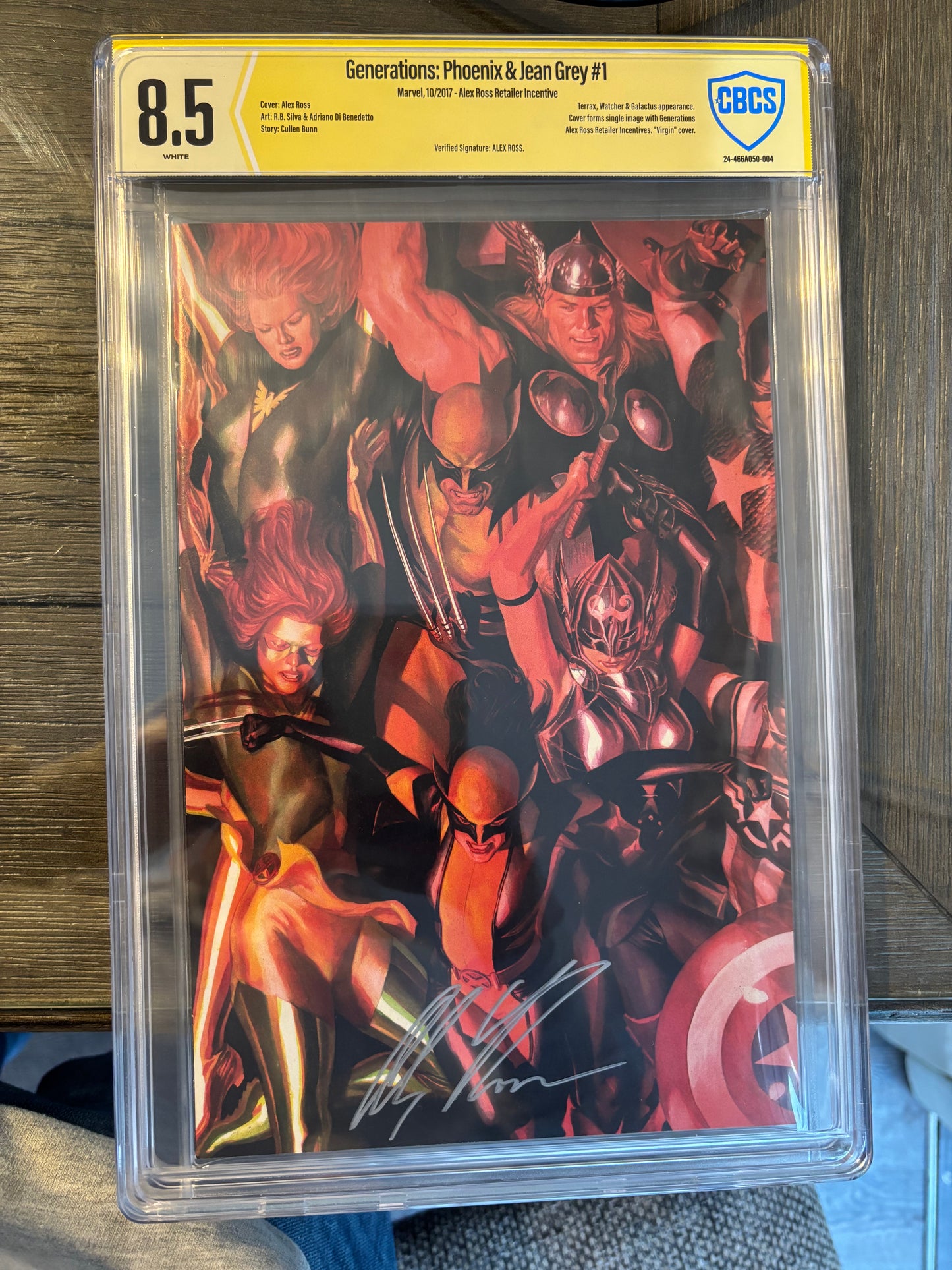 Gererations: Phoenix & Jean Grey #1 - Alex Ross Retailer Incentive Graded 8.5